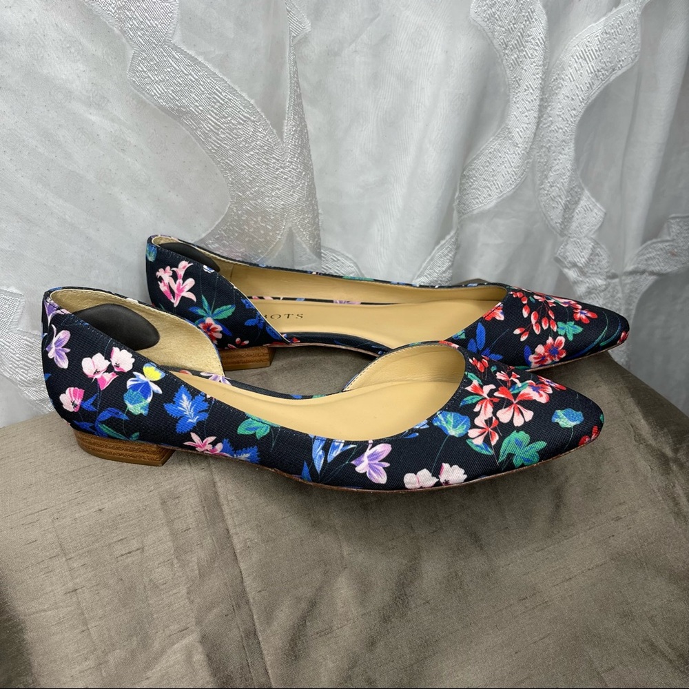 COPY - Talbots Edison Pointed Toe Floral Flats